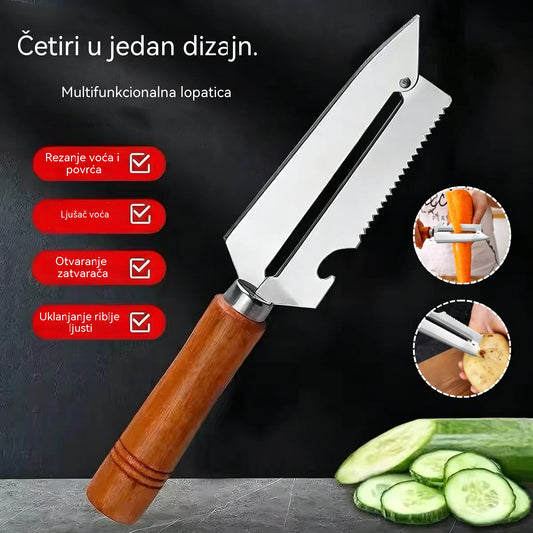 🥕 Kupi 1 i dobij 1 gratis! ✨ Višenamjenska kuhinjska gulilica – Izrađena od nehrđajućeg čelika s ergonomskom ručkom, idealna za voće, povrće i meso 🔪【2 komada】
