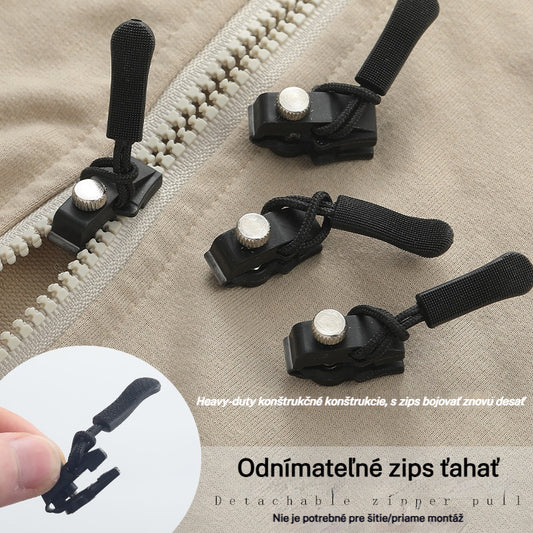 🛒【Kúpte 20 kusov, získajte 20 kusov zadarmo】💥Univerzálny nástroj na opravu zipsov - Jednoduchá montáž bez šitia, stačí nasadiť a upevniť, odolný materiál, dlhá životnosť