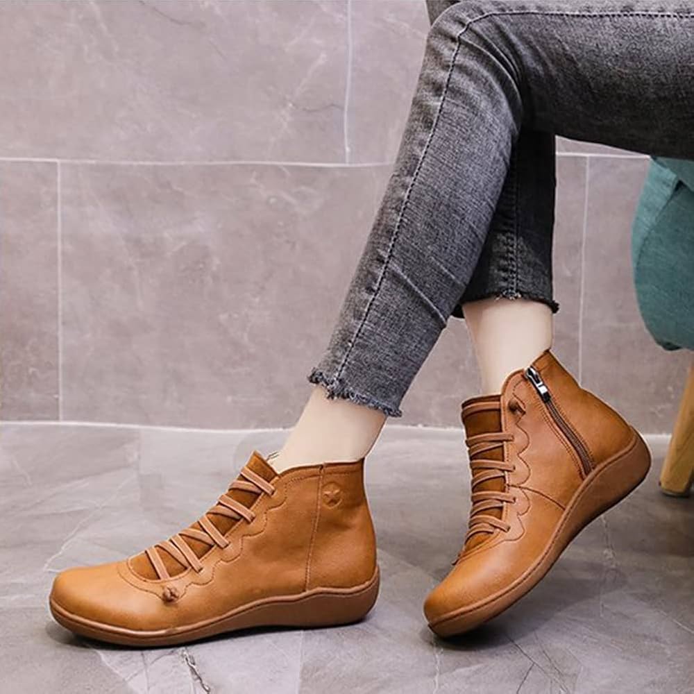 🔥50% de descuento!🔥【Tallas 35-43】Botines de Invierno Anchos para Mujer 2025 – Cómodos, Cálidos y con Estilo Casual