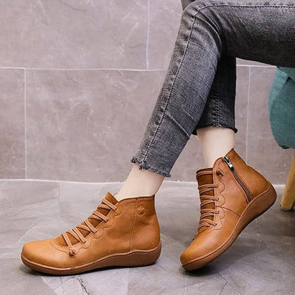 🔥43% de descuento!🔥【Tallas 35-43】Nuevas zapatillas anchas de invierno para mujer 2025-botines casuales.