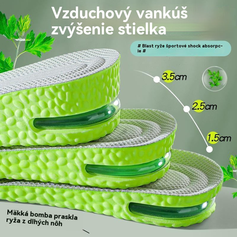 📢📢50% ZĽAVA!! ⏰ Pohodlné polstrované vložky do topánok, ktoré zvyšujú výšku: choďte bez námahy a štýlovo!👟