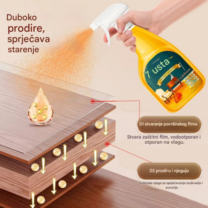 🔥✨【Kupi 1 i dobij 1 gratis】Visokoučinkoviti sprej za čišćenje i izbjeljivanje drva – čisti, obnavlja i štiti površinu te pomaže spriječiti trošenje podova