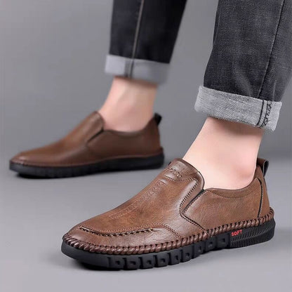 👞👨Promocja 50% na ograniczony czas【39-44】Męskie buty sportowe 2025, wykonane ze skóry naturalnej, z miękką podeszwą, antypoślizgowe i oddychające