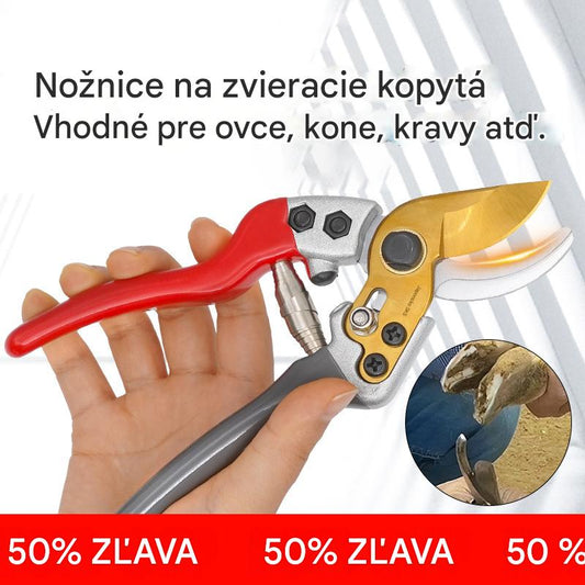 🐏【50% zľava】✂️Strihacie nožnice na ovčie kopytá, kravské kopytá, koňské kopytá - ostré čepele pre jednoduchú a rýchlu starostlivosť, pohodlné držanie a vysoká účinnosť pri práci