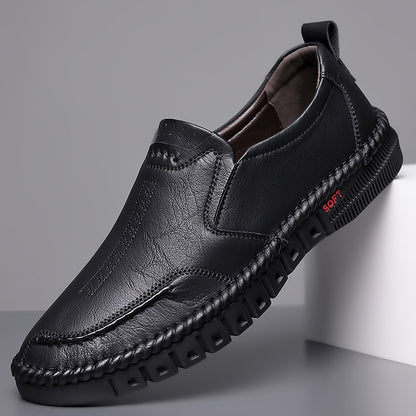 🏆Compra 1 y llévate 1 gratis👞【39-44】Zapatillas deportivas casuales para hombre 2025, fabricadas en piel auténtica, con suela suave, antideslizantes, transpirables