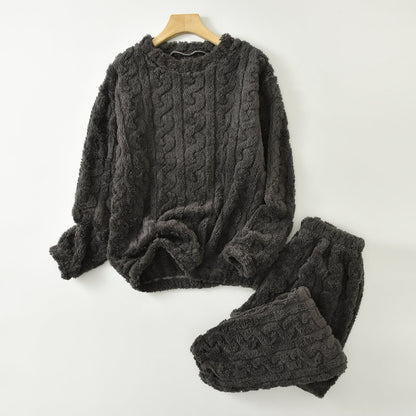 🌺【45-90kg】💥 Dámska mäkká a pohodlná teplá zimná pyžamová súprava – Univerzálna veľkosť, ideálna na chladné noci, kvalitný materiál, jemná na dotyk, skvelý darček