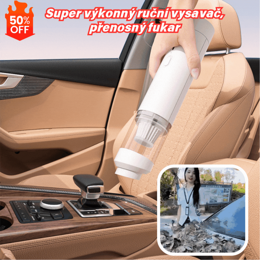 🔥Kúpte 1 a získajte 1 zadarmo🔥【7-dielna sada】👍Super výkonný ručný vysávač a prenosný fúkač prachu – kompaktný, ľahký, ideálny na čistenie domácnosti, auta a pracovného prostredia!✅