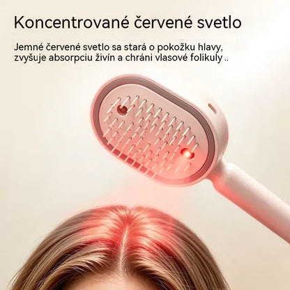 💥【Zľavy na nové produkty】✅Elektrická hmlová masážna kefa - bezbolestne rozčesáva zamotané vlasy bez ťahania a pomáha predchádzať ich lámaniu.