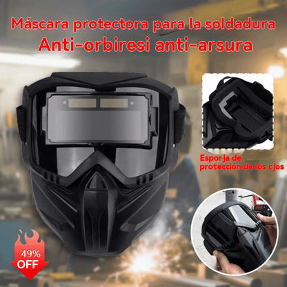 ⚡Casco de soldadura con oscurecimiento automático para seguridad ocular