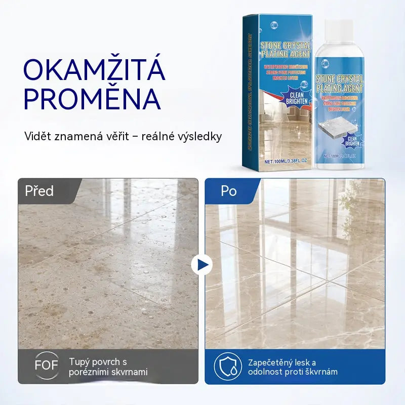✨ Čistič a leštidlo na mramor – Jemne čistí, zvyšuje lesk, chráni zalakovaný kameň ✨