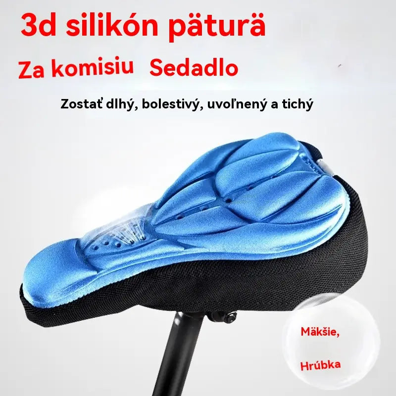 🚲 Mäkký silikónový poťah na sedlo horského bicykla, priedušný poťah na cyklistické vybavenie