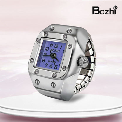 🎁【50% zľava】💍 Elegantný prsteň s mini hodinkami: praktický a elegantný doplnok, kreatívny a štýlový darček, štýlový doplnok pre ženy aj mužov