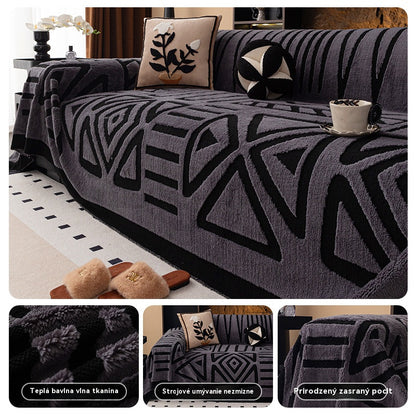 🛋️【50% zľava】🎉 Ultra mäkký, protišmykový plyšový poťah na pohovku – Zvyšuje pohodlie, chráni nábytok a pridáva štýl do vášho interiéru 🍂【180*130 cm】