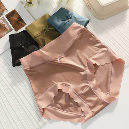 🔥🌟🩲Juego de 6 unidades de ropa interior femenina - Hecho de seda fría, sin costuras, antibacteriano y extremadamente cómodo. ¡La elección perfecta para todo el día! (Para tallas de 40-75 kg)