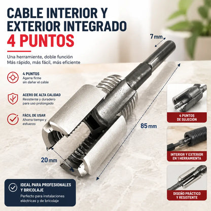 🔩 🔥Broca integrada para instalación de tuberías PPR: ¡fácil de usar y sin soldadura! [Juego de dos piezas: apto para tuberías de 1/2 pulgada y 3/4 de pulgada]