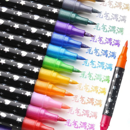 🔥✨️Комплект двустранни светкавични маркери