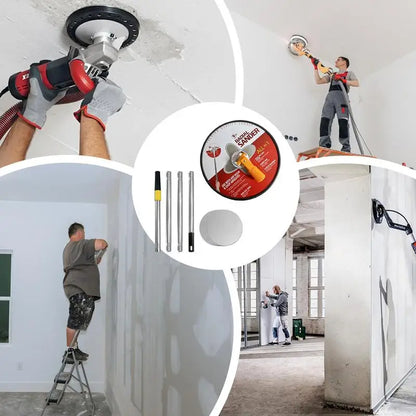 💥🧹【Най-продаваните продукти】9-инчов радиален шлифовъчнa платформа за стена с винтово окачване – съвместима с различни дръжки и лесна за използване