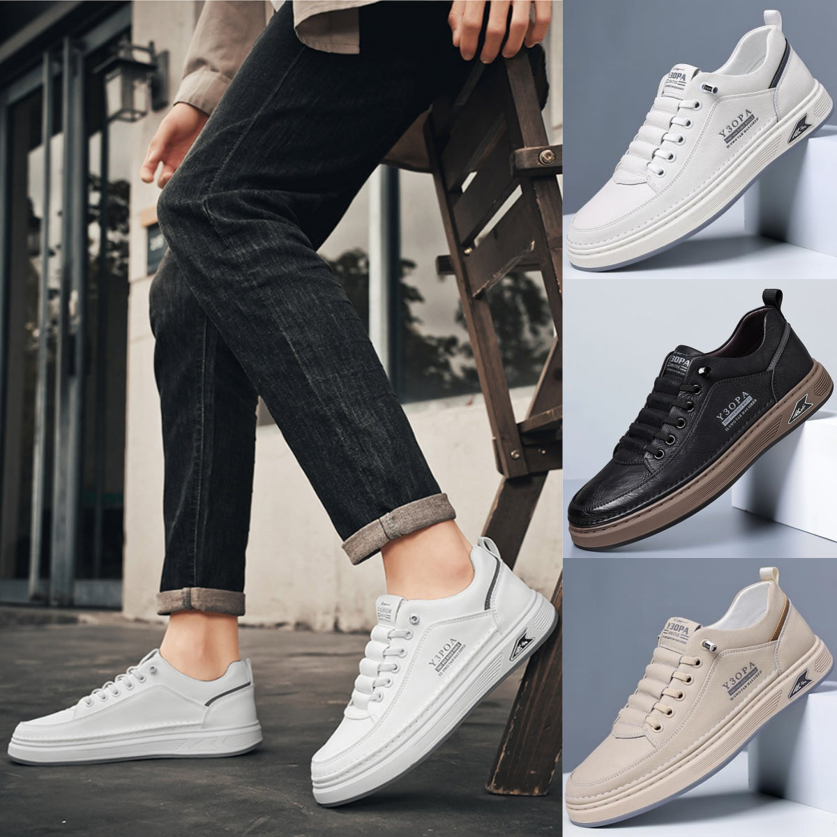 👟🏆【39-44】Zapatos de Vestir Casual para Hombre de Piel Transpirable - Modelo 2025 | Confort, Estilo y Resistencia para Todo el Día