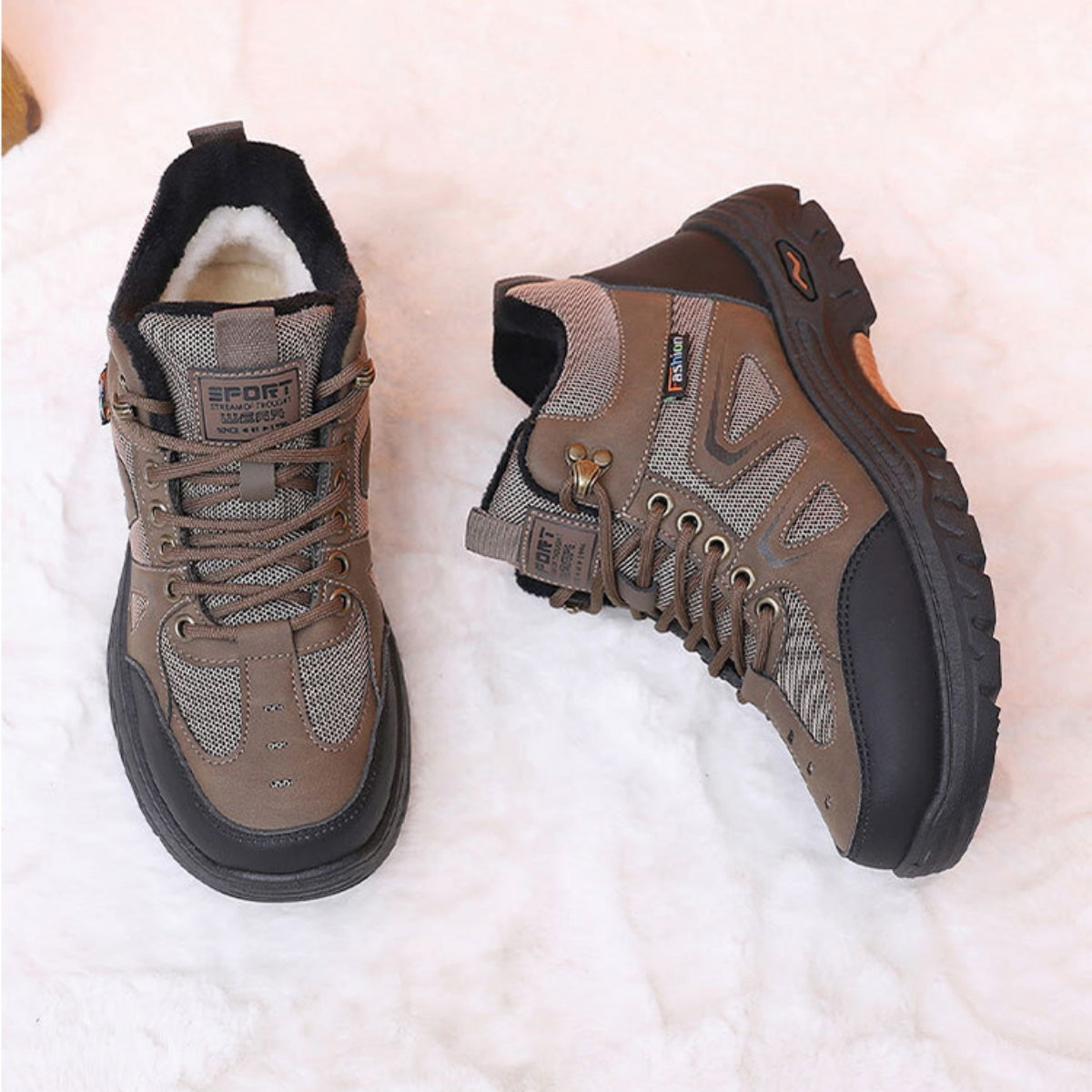 🎁💥【39-44】Męskie ocieplane buty trekkingowe i robocze – Wyjątkowa wygoda, ciepło i wytrzymałość na każdą zimową przygodę!