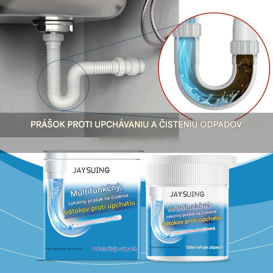🚿💨✨【Kúpte 1, získajte 1 zadarmo】Multifunkčný, účinný prášok na čistenie kanalizačných potrubí, ktorý zabraňuje upchatiu✨🔥【2 položky】