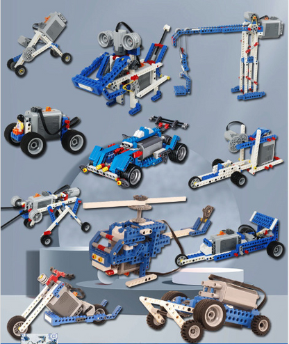 🤖🧩【Ограничена отстъпка 50%】Електрически LEGO робот-конструктор за деца – Развива креативността и логическото мислене, лесен за сглобяване, идеален подарък за малки инженери!