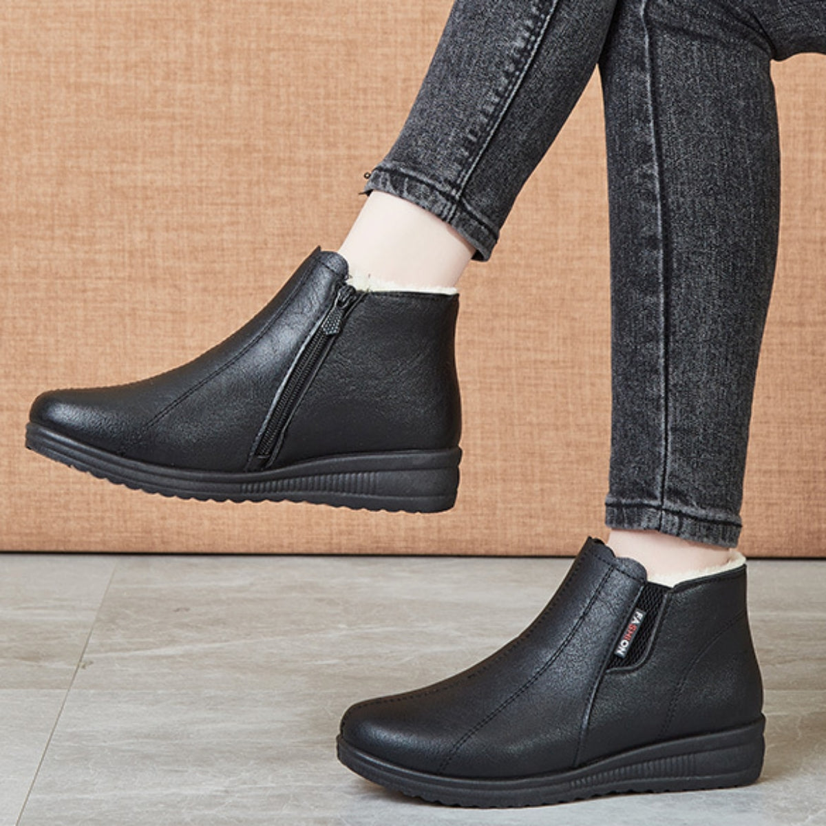 🔥 Limitowana wyprzedaż!【35-41】🥾 Modne i ciepłe buty zimowe dla kobiet – skórzane, na miękkiej podeszwie, idealne na zimowe dni!