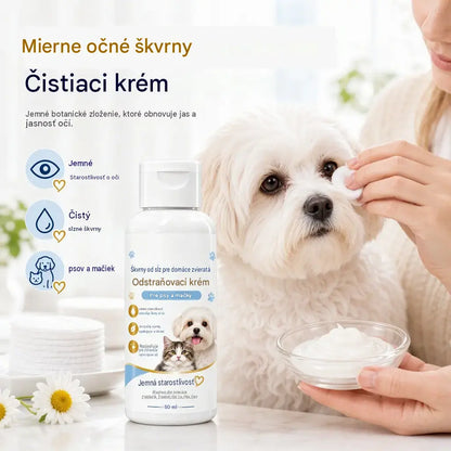 🐶Krém na odstránenie škvŕn od sĺz od domácich zvierat