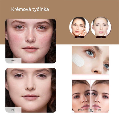 💕🔥【Kúpte 1 a dostanete 1 zadarmo】🌟Krémová tyčinka V White korean meniaci farbu make-upu, dokonalý make-up, dlhá výdrž, vodoodolný a potuodolný, korektor a kontúrovanie v jednom.【2 položky】