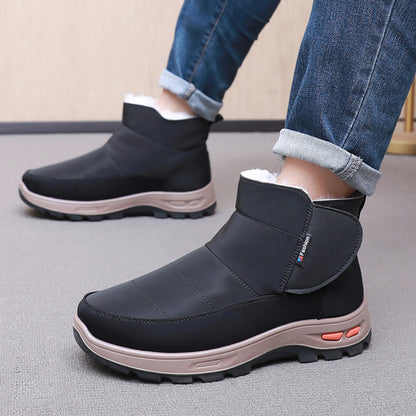 🔥【39-45】👟Zapatos de invierno para hombre hechos de puro algodón más terciopelo y pelo grueso.