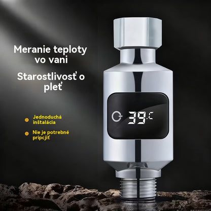 🔥Kúpte 1 a získajte 1 zadarmo! 🔥【2 položky】🚿Vodeodolný sprchový teplomer s LED displejom (Celzia)🌡️