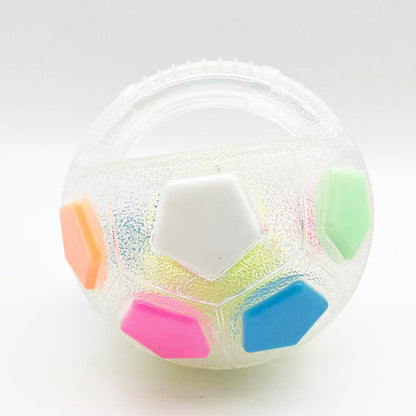 ⚽🐕🔥Играчка за кучета: футболна топка, интерактивни и устойчиви на ухапване принадлежности за бордър коли, лабрадори и коргита.