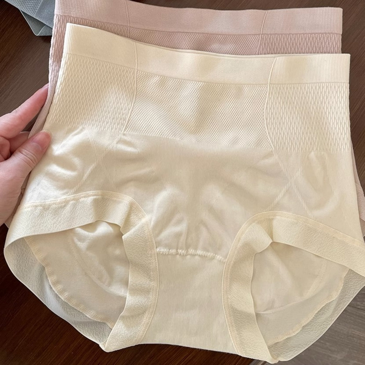 🔥🩲【Gran oferta🔥 7 piezas 】Ropa interior sin costuras para mujer con control de barriga y cintura alta – Hecha de 100% algodón, cómoda, transpirable y con propiedades antibacterianas.