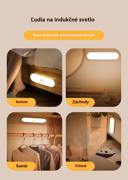 🏡💡【Kúpte 1 a získajte 1 zadarmo】【Len 10,5 eur za kus】Inteligentné LED svetlo so snímaním ľudského tela, ľahko sa nabíja a je praktické – 3 režimy jasu pre každú potrebu osvetlenia!