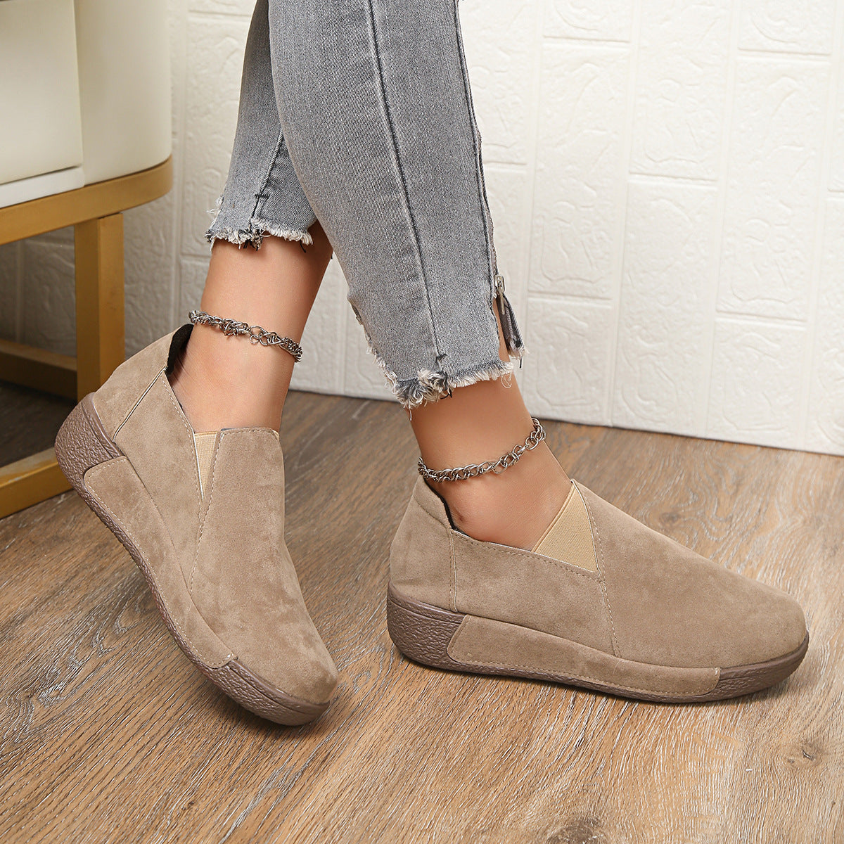 💟🔥【50% zniżki】Elegancja i wygoda w jednym – Skórzane damskie buty na platformie do codziennego użytku!