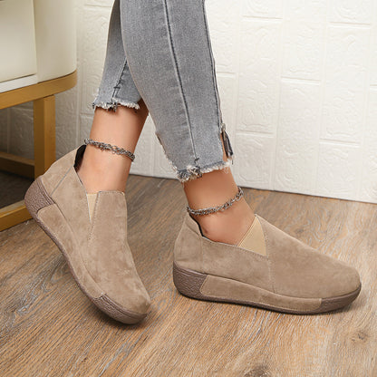 💟🔥【50% zniżki】Elegancja i wygoda w jednym – Skórzane damskie buty na platformie do codziennego użytku!