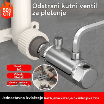 🔥【Kupite 1, dobijte 1 gratis】Alat za vađenje slomljenog navoja za kutnu slavinu, univerzalna slavina