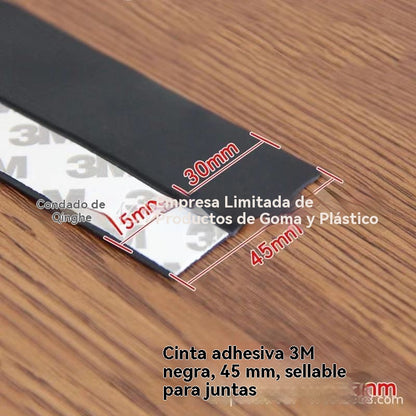 🚪 PVC tesniaca lišta na spodnú časť dverí – ochrana proti prachu a prievanu