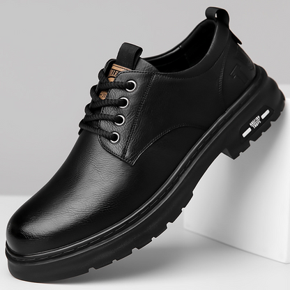 🏆【39-44】Zapatillas de cuero cosidas a mano para hombre – Cuero genuino de alta calidad, diseño cómodo y suela de goma resistente para el uso diario