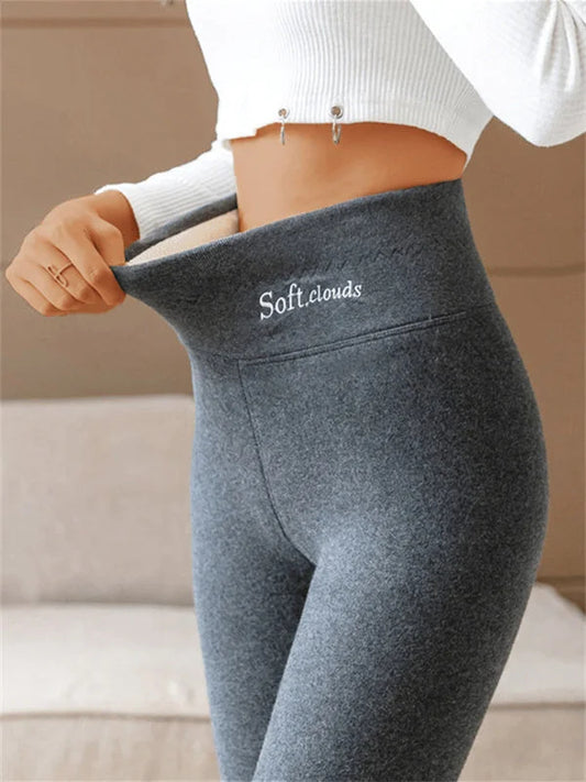 💥 Kup jeden, drugi gratis! 🔥 [S-5XL] Legginsy ocieplane z wełny, wysoki stan, duży rozmiar, wysoka elastyczność – niezbędne na jesień/zimę 2025!