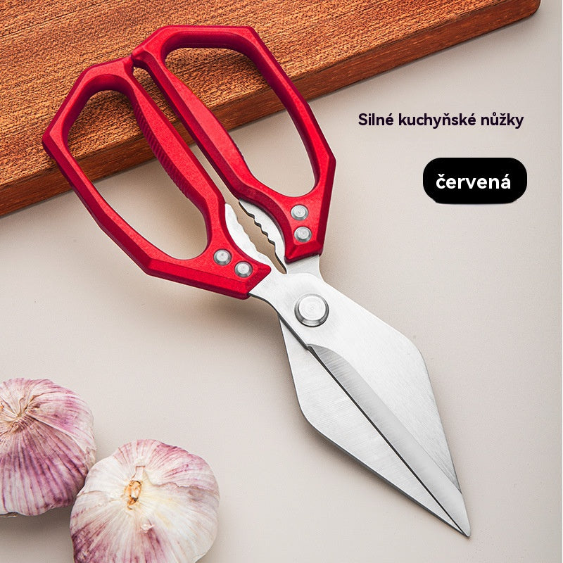 🔥Časovo obmedzená ponuka🔥Multifunkčné, odolné a ostré kuchynské nožnice - ergonomická protišmyková rukoväť pre bezpečné a pohodlné držanie. ✂️👨‍🍳