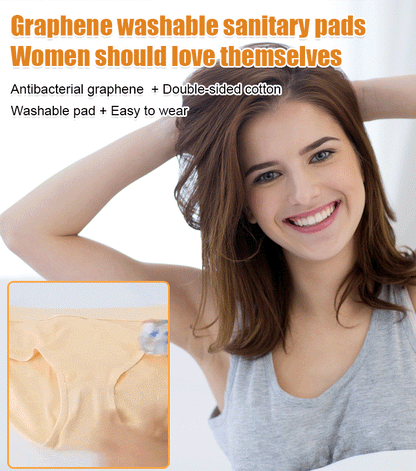 🔥【5 stavki】🩲【5 eura po komadu】💟 Grafenska višekratna higijenska podloga – prozračna udobnost i pouzdana zaštita svaki dan, prirodni pamučni materijal, visoka apsorpcija i zaštita od curenja