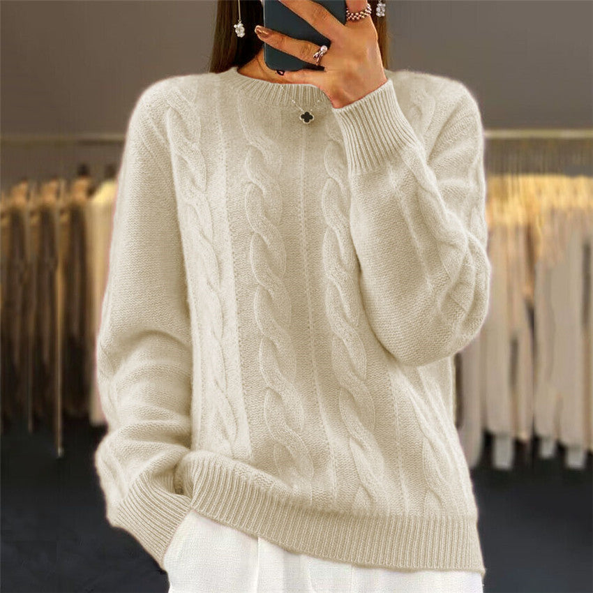 🔥✨【Jesenný nový štýl】【S-2XL】2025 Jednofarebný vysokokvalitný, mäkký a pohodlný vlnový sveter.