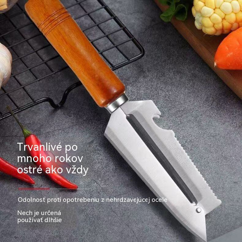 🥕 Kúp 1 a získaj 1 zadarmo! ✨ Multifunkčná kuchynská škrabka – Vyrobená z nehrdzavejúcej ocele s ergonomickou rukoväťou, ideálna na ovocie, zeleninu a mäso 🔪【2 položky】