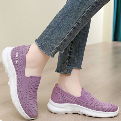 🌞【36-41】🏃‍♀️Нови дамски спортни обувки без връзки 2026 с дишаща мрежа – мека подметка, комфорт през целия ден, плащане при доставка
