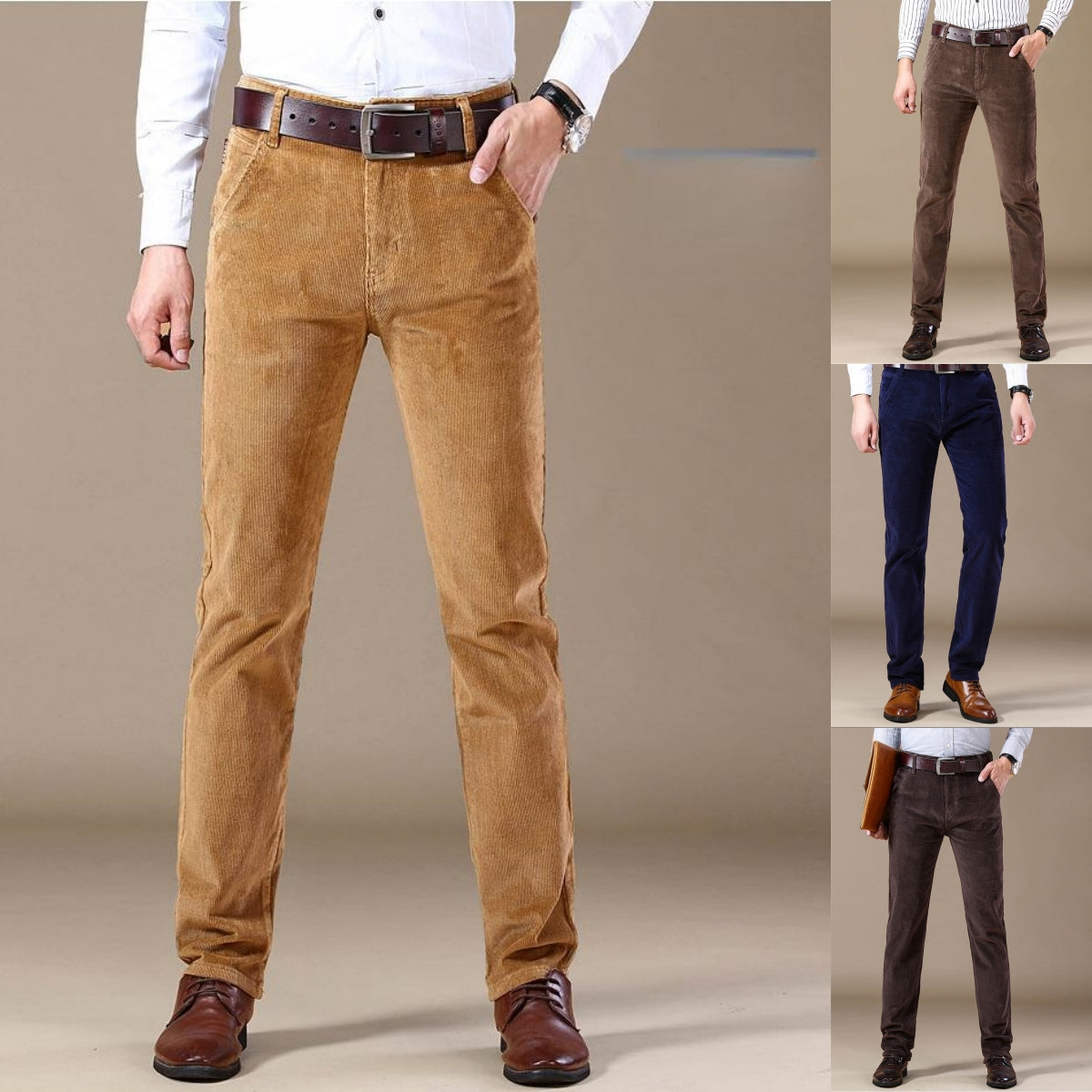 🏆 Най-продаван 🔥【50% отстъпка 】🔥Мъжки класически кордови панталони – луксозна удобство и елегантен дизайн за перфектен ежедневен стил!
