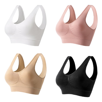 💥【4 kusy】👙【S-5XL】Sexy podprsenka bez kostíc pre väčšie veľkosti, pohodlná podpora, dokonalé tvarovanie, prirodzené zvýraznenie dekoltu