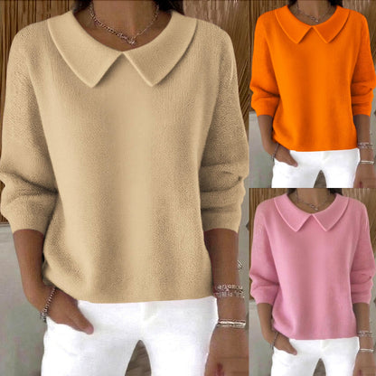 💖【S-3XL】Nowy model damskiej długorękawowej bluzki z V-kształtnym dekoltem, miękka podszewka, ciepła – obowiązkowy element na jesień i zimę