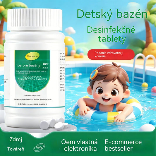 🔥【Kúpte 1, dostanete 1 zadarmo】🏊‍♀️💧Tablety na čistenie bazénov pre čistú a priehľadnú vodu.