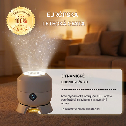 💖🌙2026 Dynamicky rotujúca LED projekčná lampa - Vhodné ako nočné svetlo, dekorácia izby aj romantické náladové osvetlenie. ☁️