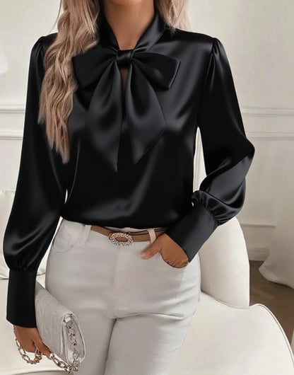 😍💕Modna svilena košulja za jesen i zimu 2025, elegantnog stila.